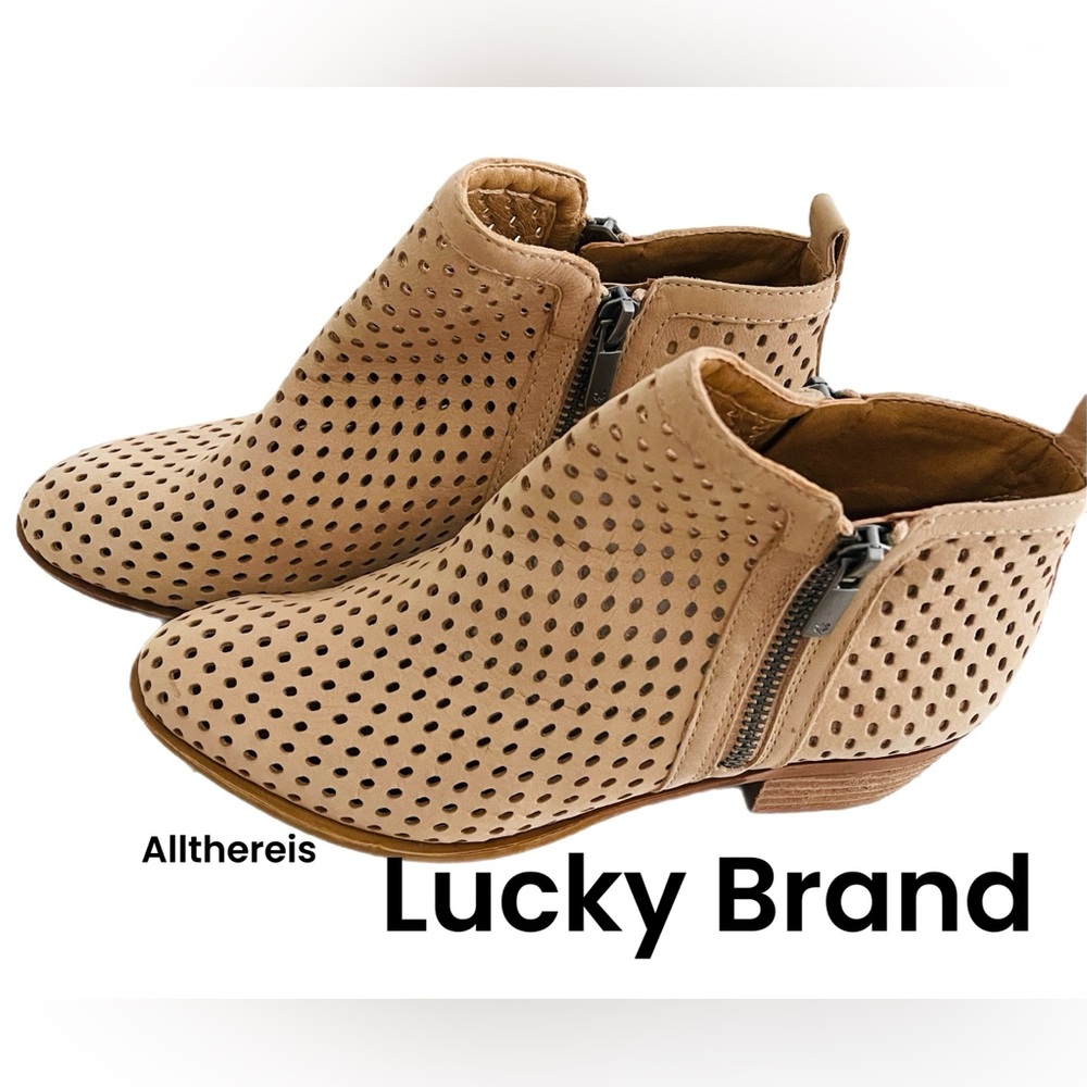 HP🎉NWOB Lucky Brand Basel bootie 6M - Picture 7 of 16